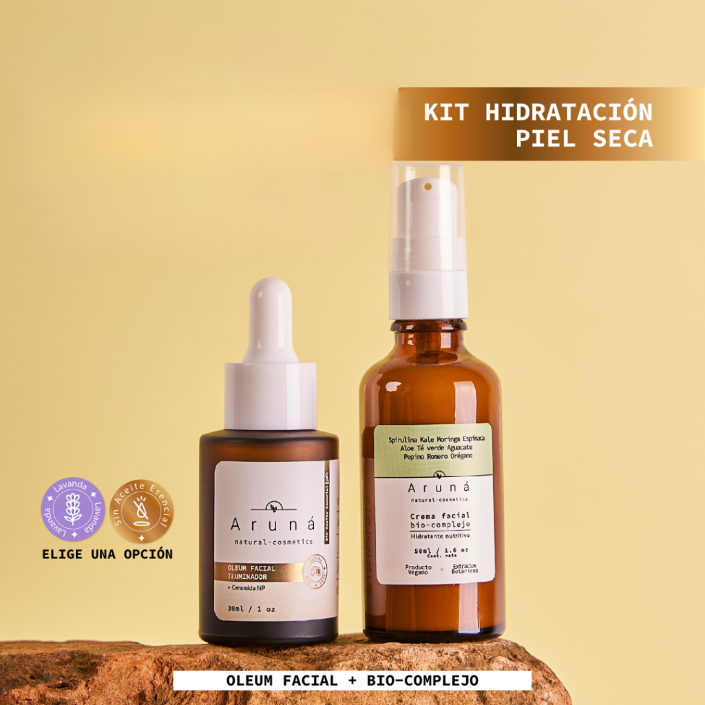 Kit hidratación piel seca (Óleum+Crema facial Bio complejo) - El Anaquel Verde