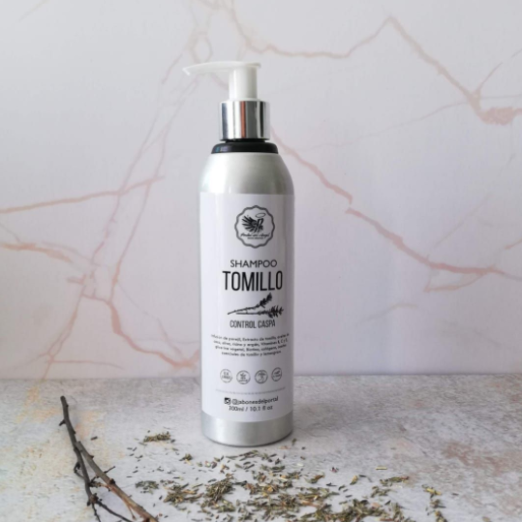 Shampoo líquido Tomillo - Control Caspa PORTAL ANGEL - El Anaquel Verde