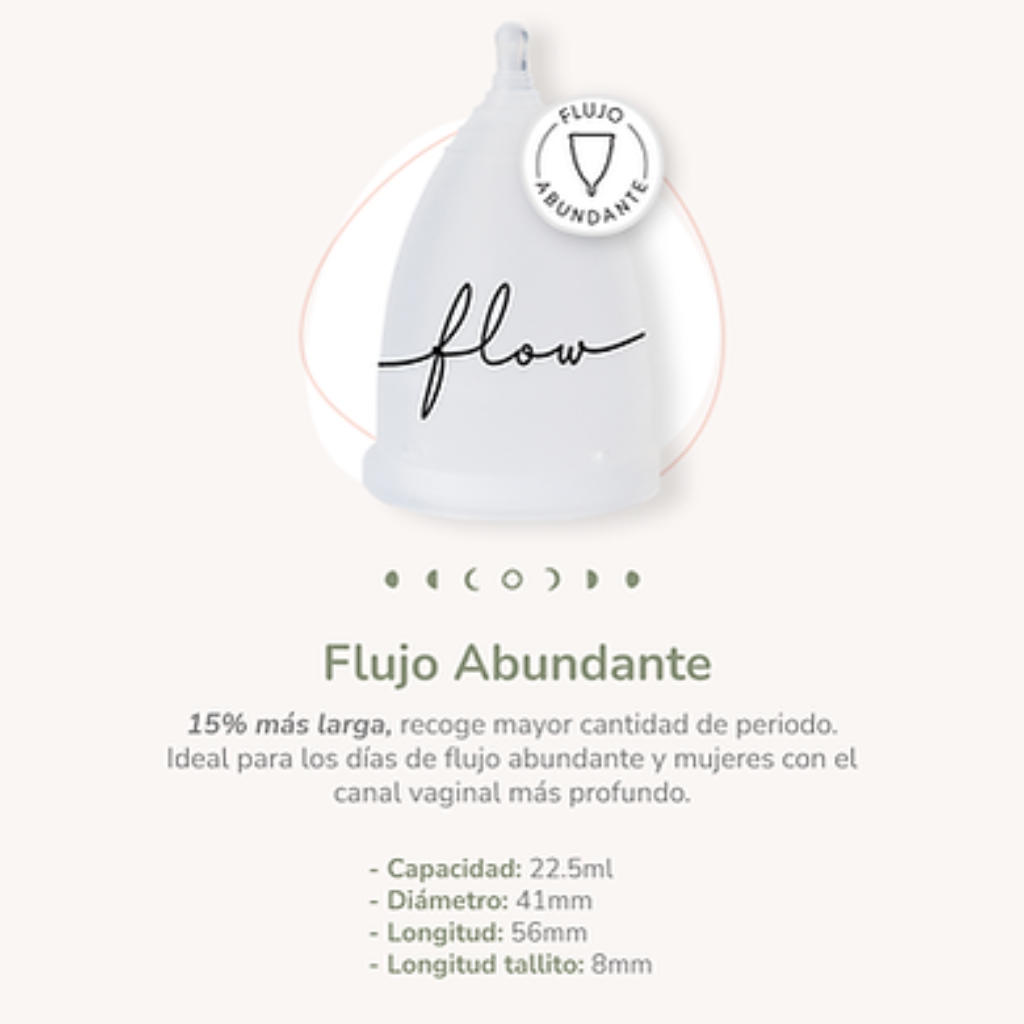 Copa Menstrual Flujo Abundante - FLOWFEM - El Anaquel Verde