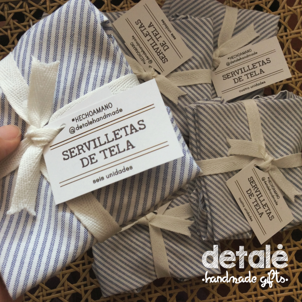 Set de Servilletas de Tela ECODETALÉ - El Anaquel Verde