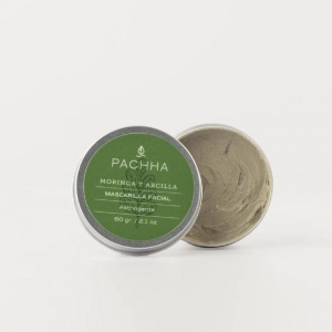 Mascarilla Facial Astringente Moringa - Arcilla PACHHA_1