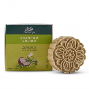 Shampoo en barra de Menta y Tea Tree - Cabello Graso PANAVAYU_1