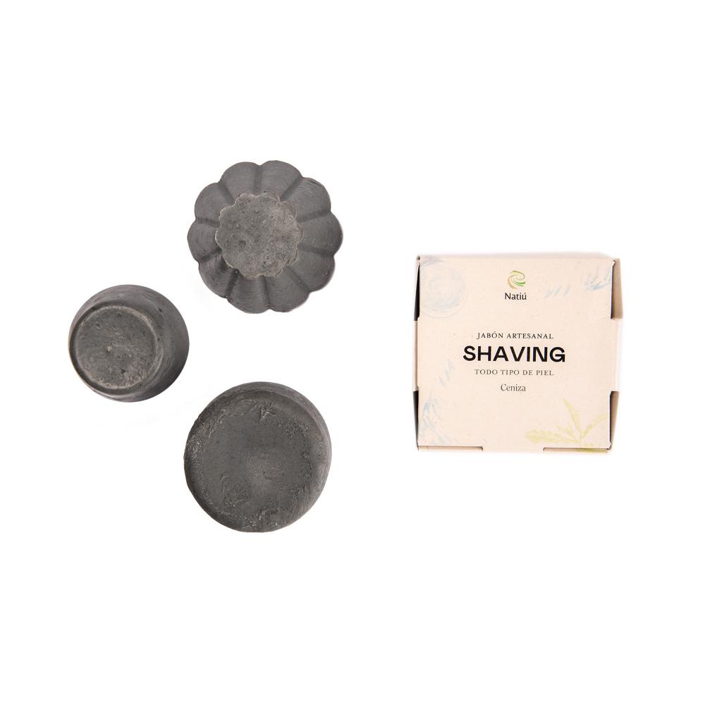 Jabón Shaving Ceniza - Para Afeitar NATIÚ ARTESANAL - El Anaquel Verde